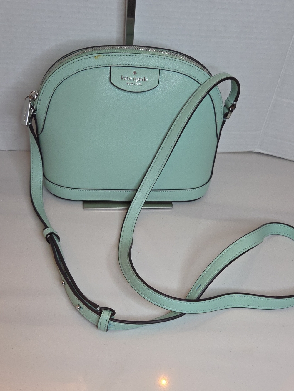 kate spade Sylvia Light Green Dome Crossbody Bag